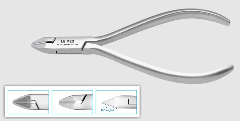 Mini Pin and Ligature Cutter 15° Angle LM016