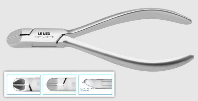 Hard Wire Cutter 15° Angle Jaw LM030