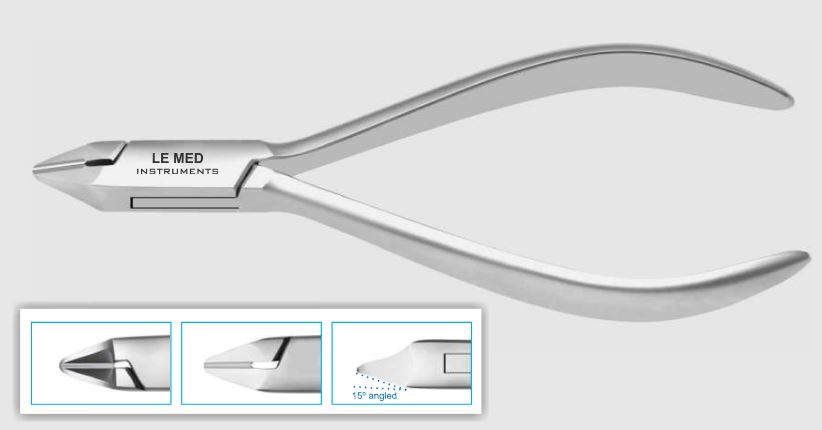 Micro Pin and Ligature Cutter 15° Angle LM004